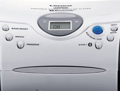 Lenco SCD-24BT WHBK - Draagbare CD-speler met FM radio en Bluetooth - Wit-Zwart •