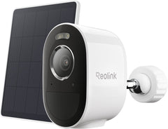 Reolink 3K 5MP Accucamera - 2.4/5GHz Dual-Band - Slimme detectie - Kleurnachtzicht - Draadloze installatie - Argus Series B330 + zonnepaneel Lite •