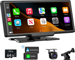 Carplay Scherm - Android & Apple - Achteruitrijcamera - Navigatiesysteem - Olvy