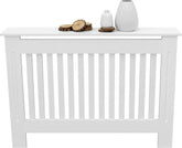 Radiatorombouw - Radiatorbekleding - Radiatorpaneel - 112x19x82 cm - Wit - ECD Germany