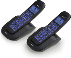 Huistelefoon senioren - Senioren telefoon - Vaste lijn - Zwart - Profoon PDX-2808 DUO •