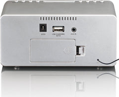 Wekkerradio - Digitale wekker - Alarmklok - Zilver - Lenco - CR-520SI •