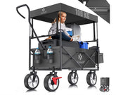 Bolderkar - Opvouwbaar - Bolderwagen - Antraciet - KESSER®