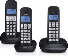 Huistelefoon senioren - Senioren telefoon - Vaste lijn - Zwart - Profoon PDX-1130 •