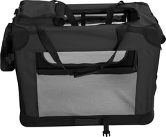 Reisbench hond - Draagtas hond - Transportbox - 91x63x63 cm - Zwart