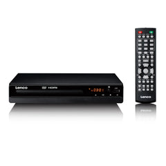 Lenco DVD-121BK – dvd-speler, USB, HDMI, composietvideo, zwart •