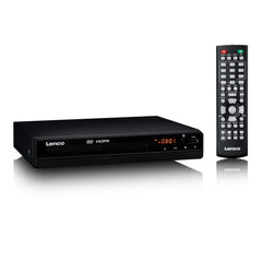 Lenco DVD-121BK – dvd-speler, USB, HDMI, composietvideo, zwart •