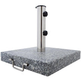 Parasolvoet - Parasolstandaard - Graniet - 30 kg - Grijs - Anaterra
