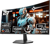 Gaming Monitor - Beeldscherm computer - 27 inch - Curved - 100Hz - FHD - Minifire