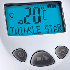 DB-188 LUX - Full Eco DECT babyfoon met display - wit/antraciet - Alecto •