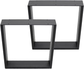 Tafelpoten salontafel - Metaal - 40x43 cm - Donkergrijs - ECD Germany