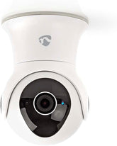 NEDIS - WLAN Smart IP camera - Zwenk-/kantelfunctie - Full HD 1080P - 1920 x 1080 pixels - Euro type C (CEE 7/16) - Outdoor gebruik - Tweewegs communicatie - Waterdicht - Eenvoudige installatie - Wit