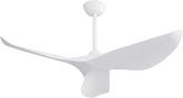 Sofucor Plafondventilator 96cm, zonder verlichting, moderne plafondventilator voor binnen en buiten met DC-motor en afstandsbediening voor slaapkamer en woonkamer, wit