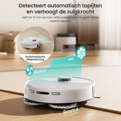 Robotstofzuiger met dweilfunctie - Met laadstation - Wit - LEFANT M3L •