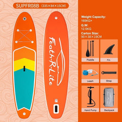 FunWater SUPFR08B Stand Up Paddle Board 335*84*15cm - Oranje
