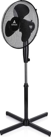 Aerson Statiefventilator - Ventilator Staand - Verstelbaar - 50W - Zwart