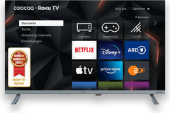 Coocaa 55R5GY, 139,7 cm (55"), 3840 x 2160 Pixel, LED, Smart-TV, WLAN, Schwarz