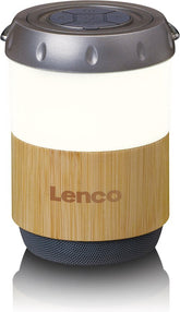 Lantaarn met ingebouwde Bluetooth Speaker - Bamboo - Lenco BTL-030BA