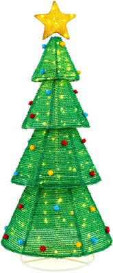 Kerstboom met verlichting - Kunstkerstboom - 190 cm - Met standaard - COSTWAY •