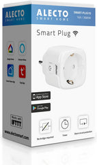 Alecto SMART-PLUG10 - Smart Wifi Tussenstekker - 16A 3680W - Wit