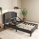 Elektrische lattenbodem - Verstelbare rugleuning - 70x85cm - Zwart - S1 - FLEXISPOT