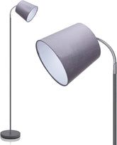Vloerlamp - Staande lamp - 145 cm - Grijs - Aigostar •