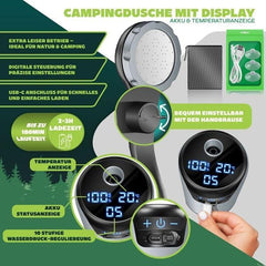 KESSER® Campingdouche - Tuindouche - Mobiele douche - Grijs