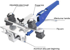 Pijpenbuiger - Buigtang - Pijp Buigmachine - 5 Buigvormen - Blauw