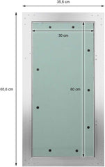 Inspectieluik - Inspectiedeksel - Toegangspaneel - 30x60 cm - ECD Germany