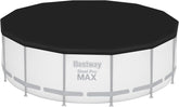 Bestway PVC-afdekzeil Ø 427 cm, zwart, rond