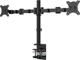 Monitor arm - 2 schermen - Draai, Kantel en Zwenkbaar - Zwart - D1D - Fleximounts