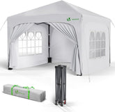 Partytent - Opvouwbaar - 3x3 m - Paviljoen - Easy up - Wit - VOUNOT