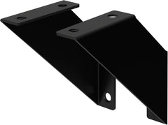 Plankdrager - Plankdragers metaal - Set van 2 stuks - 10 cm - Zwart - ML-Design