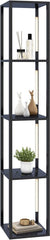 Vloerlamp - Staande lamp - 163 cm - Zwart - COSTWAY