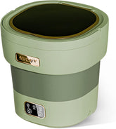 Mini Wasmachine - Met centrifuge - 12 Liter - Lichtgroen •