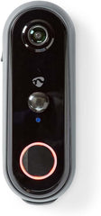 NEDIS SmartLife Video Doorbell | Wi-Fi | Batterij aangedreven | Android/IOS | Full HD 1080p | Cloud/MicroSD | IP54 | met Motion Sensor | Night Vision | Grijs
