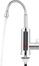 Elektrische doorstroomboiler, 3000 W, waterkraan kan 360 graden worden gedraaid, waterkraan voor badkamer/keuken, elektrische kraan