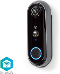 NEDIS SmartLife Video Doorbell | Wi-Fi | Batterij aangedreven | Android/IOS | Full HD 1080p | Cloud/MicroSD | IP54 | met Motion Sensor | Night Vision | Grijs