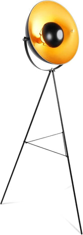 Vloerlamp - Staande lamp - 139 cm - Zwart - Jago