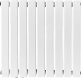Badkamer radiator - Handdoekradiator - Verwarming Badkamer - 60x64.6x5 cm - Wit - Aquamarin