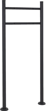 Brievenbusstandaard 50 cm x 120 cm antraciet roestvrij staal ML design