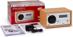 Imperial DABMAN 30 - DAB+ / FM Radio - 10 Voorkeurszender - Hout •
