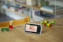 Alecto DVM149GN - Babyfoon met camera - Temperatuurweergave - Wit Groen