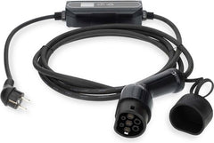 Nedis Draagbare EV-Oplader – Type 2 – 3,7 kW – 6A tot 16A – 1-Fase – 5 m – IP55 – Inclusief LCD-scherm