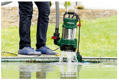 Parkside Vuilwaterdompelpomp - Vermogen: 1100 W - Debiet: max. 20.000 l/u - Opvoerhoogte: max. 9 m - Geschikt voor uit- en overpompen - Verstelbare vlotterschakelaar - Geschikt voor helder- en vuil water