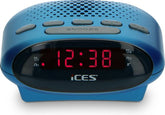 Wekkerradio - Digitale wekker - Alarmklok - Blauw - Ices - ICR-210