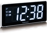 Wekkerradio - Digitale wekker - Alarmklok - Wit - Lenco - CR-30WH