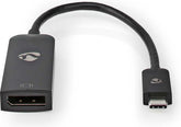 USB C Adapter - USB C naar DisplayPort - 8K@30Hz - Zwart - Nedis