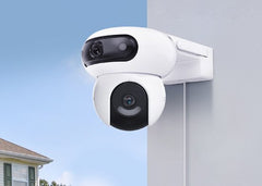 EZVIZ H90 Dual 2K+ Beveiligingscamera Buiten – 360° Pan & Tilt – Patrol Mode, Active Defense & Human Detection - Google Assistant & Alexa - IP65