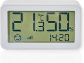 Thermometer binnen - Hygrometer - Luchtvochtigheidsmeter - Wit - Nedis